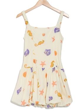 Lumiere Sea Bubble Hem Dress